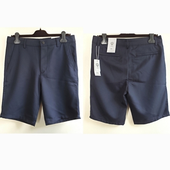 New Vince Camuto Easy Wear Stretch Performance Navy Golf Shorts NWT 30W - Picture 1 of 8